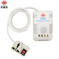 宏盛佳三聯(lián)動家用燃?xì)鈭?bào)警器,連接排風(fēng)扇機(jī)械手電磁閥